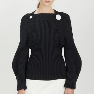 Jacquemus Black Wool Sweater
